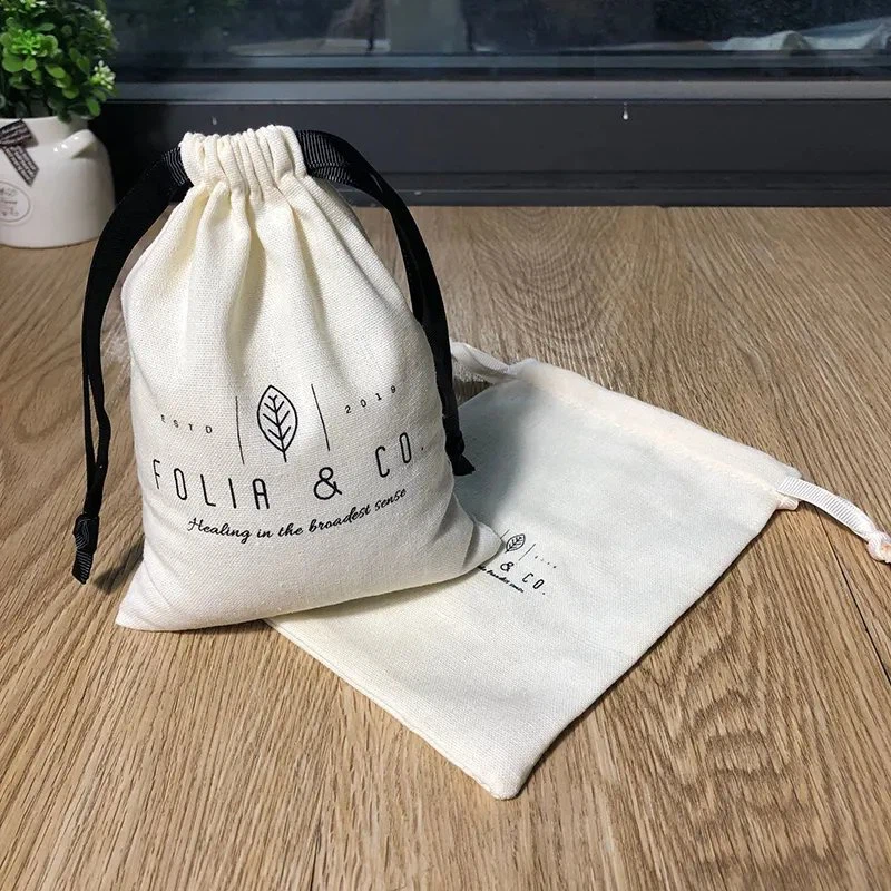 Blank Canvas Drawstring Bags